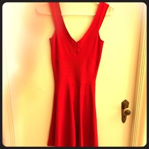 Cute red cocktail dress